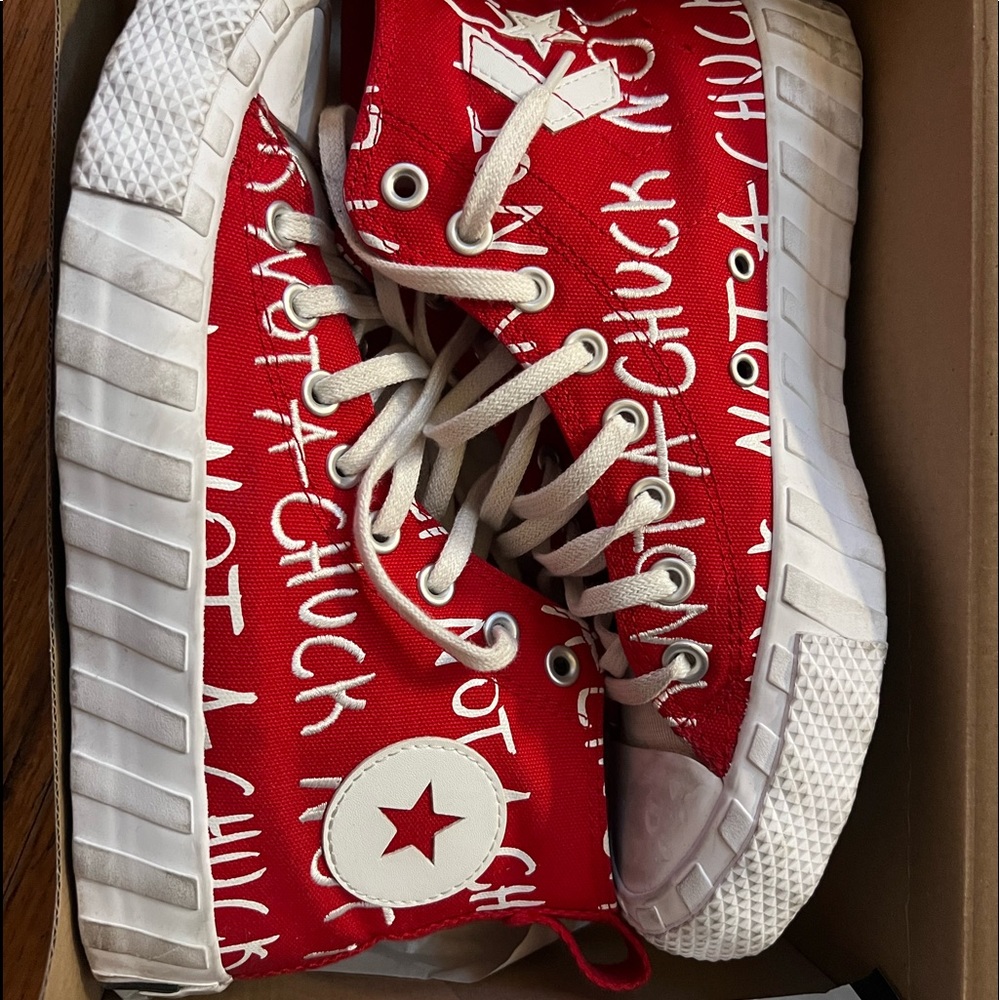 red chuck converses